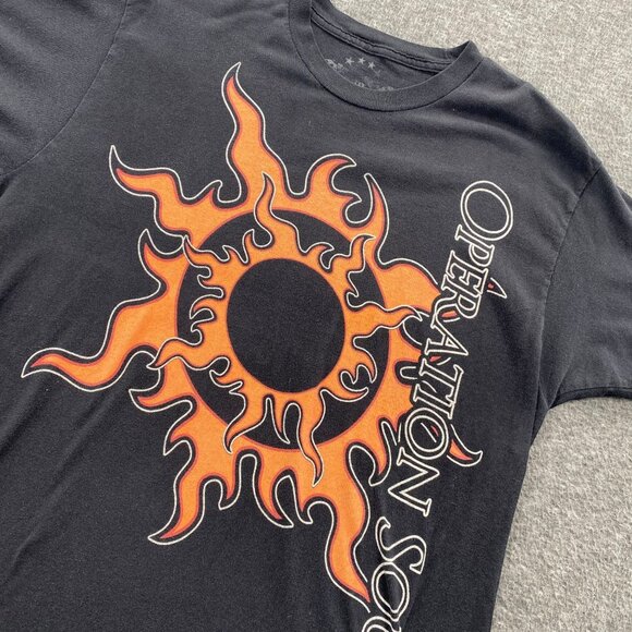 Operation Soul Shine Rock T Shirt Mens Large Rock Band Tour Concert Faded Grunge - Picture 1 of 7
